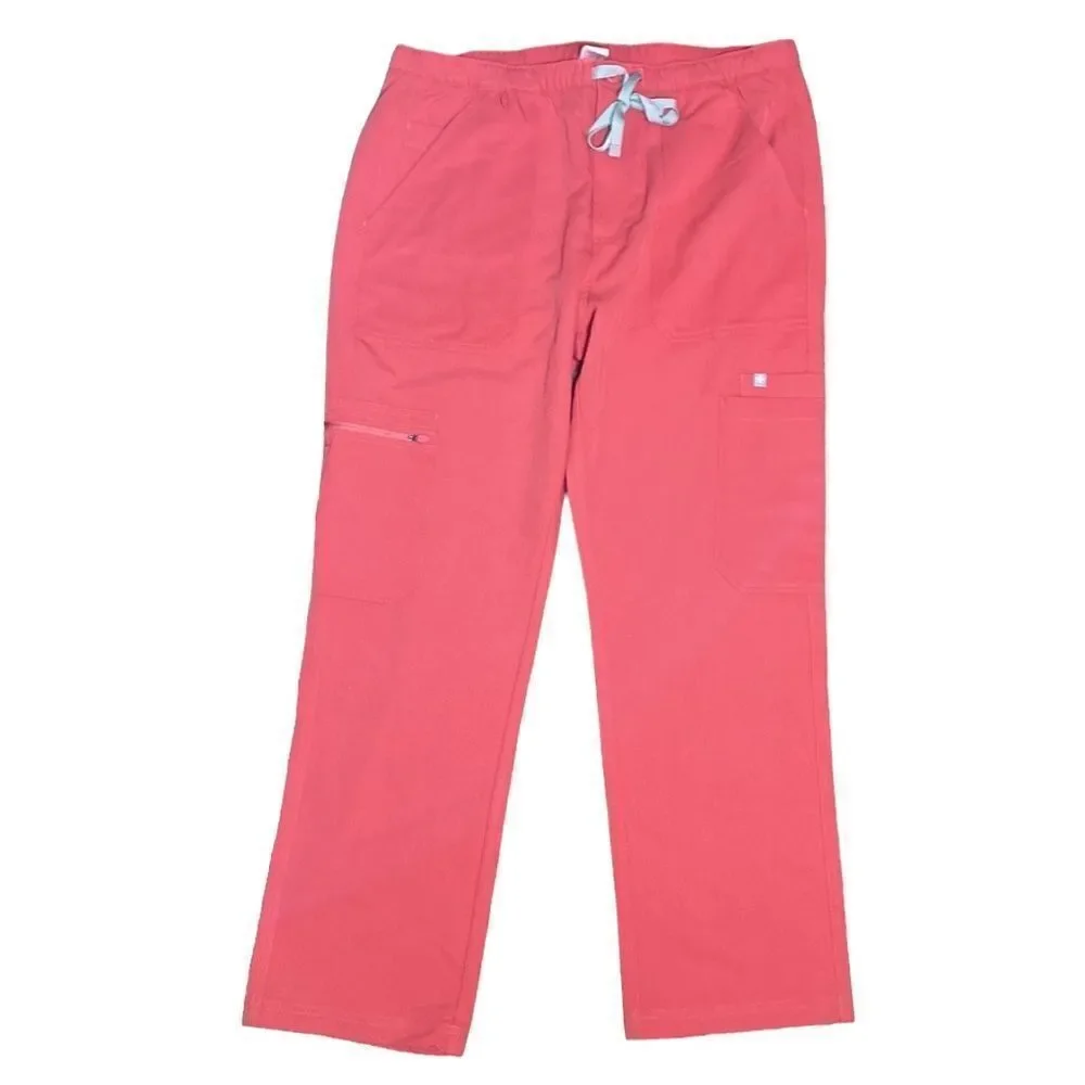 Figs‎ mens Cairo cargo scrub pants terracotta large/short